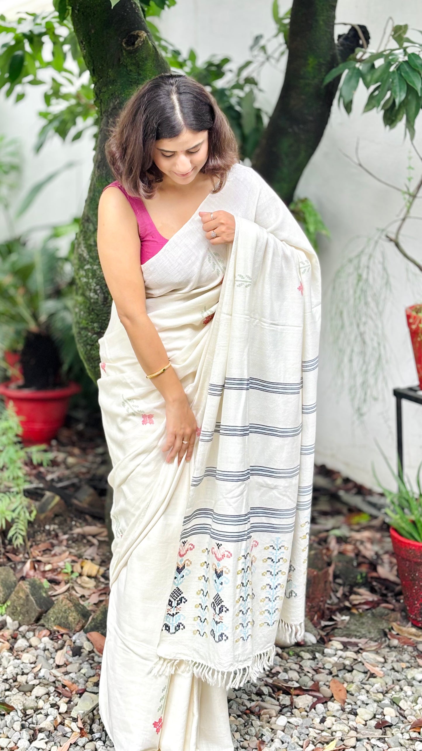 White Saree