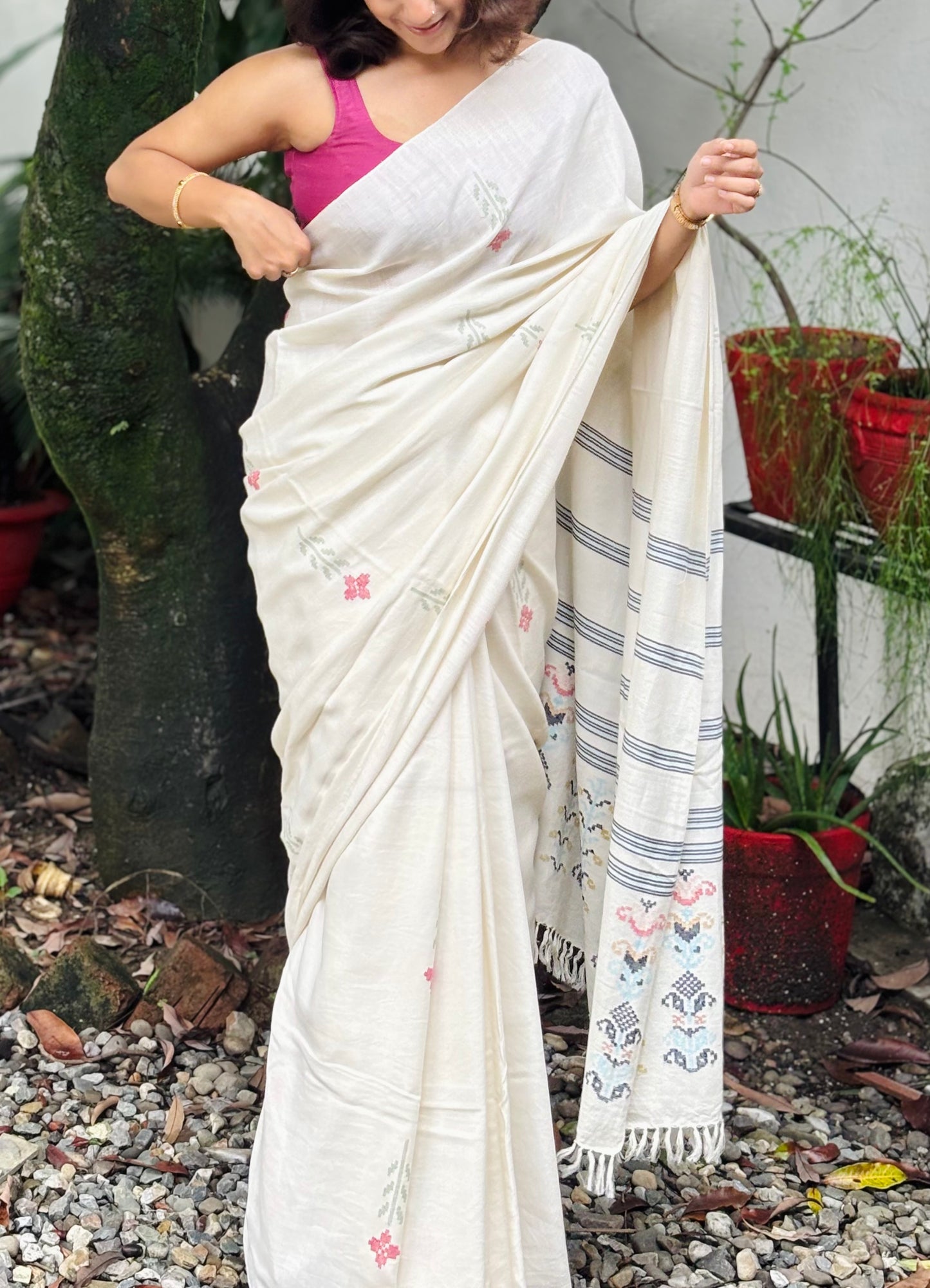 White Saree