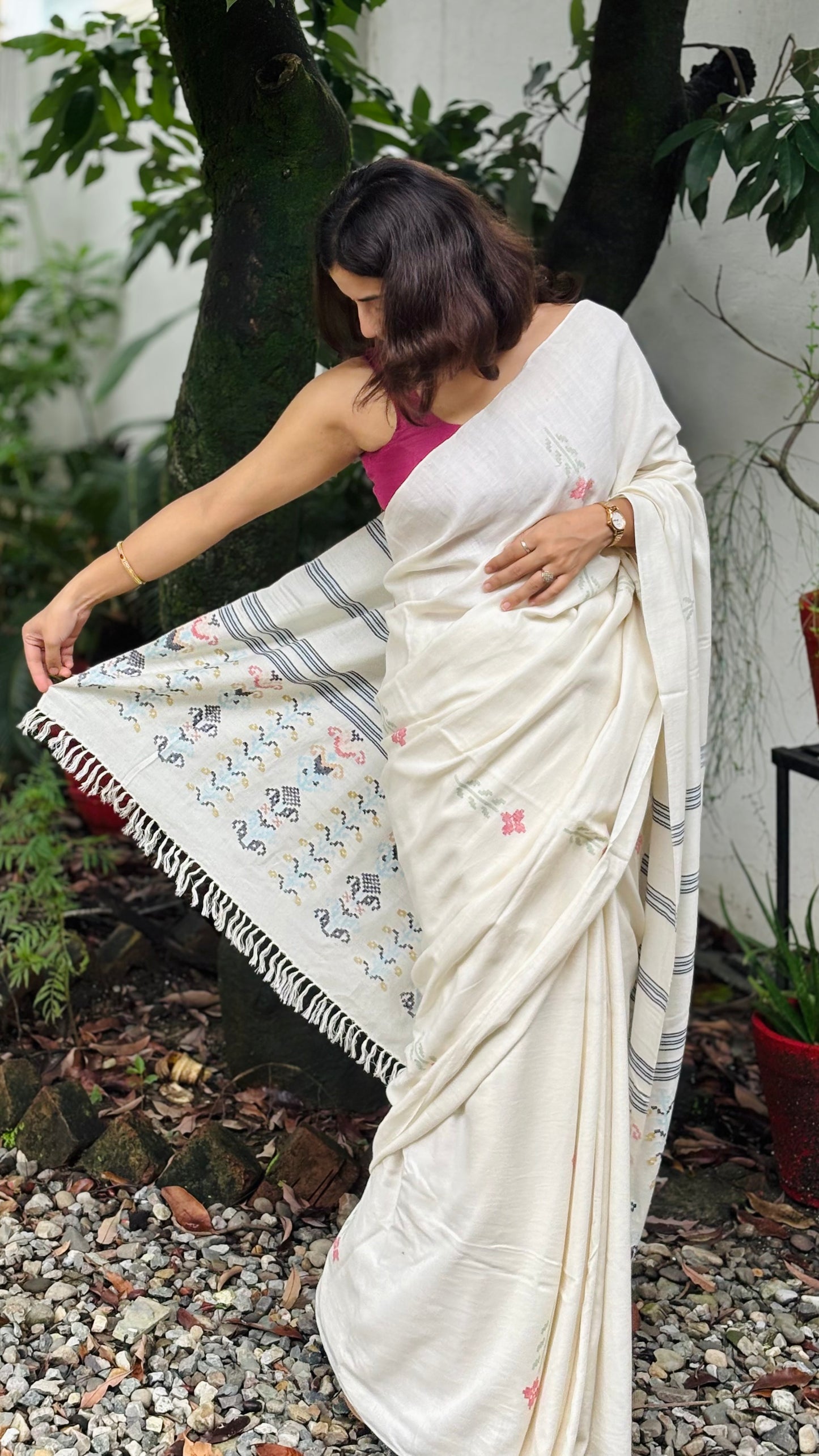 White Saree