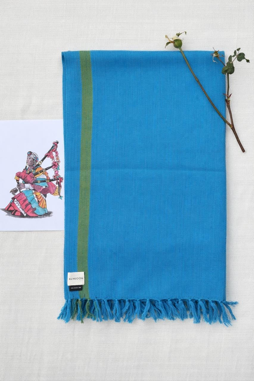 Merino Wool Blue Stole