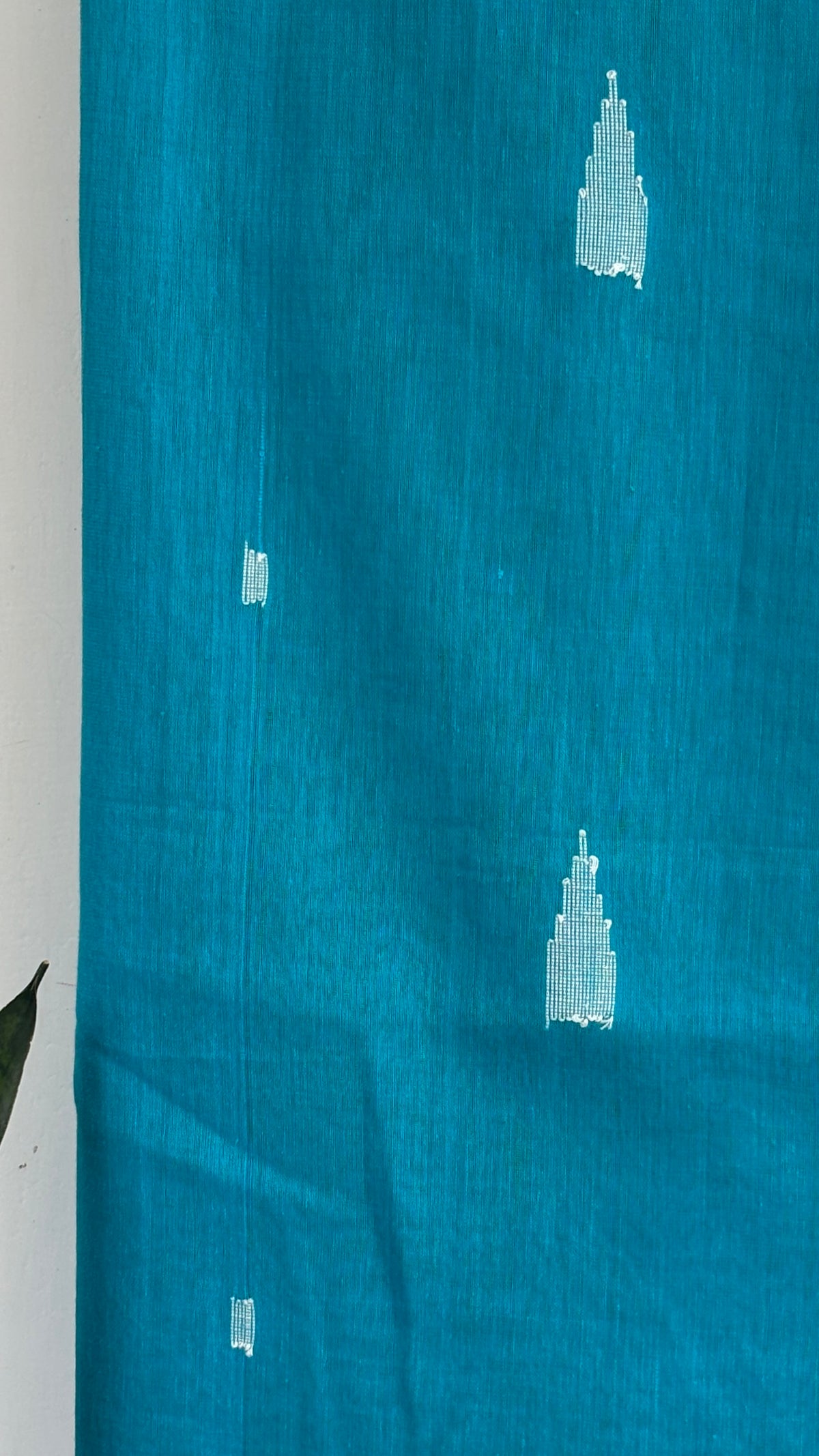Mul Cotton Saree with Woven Motifs