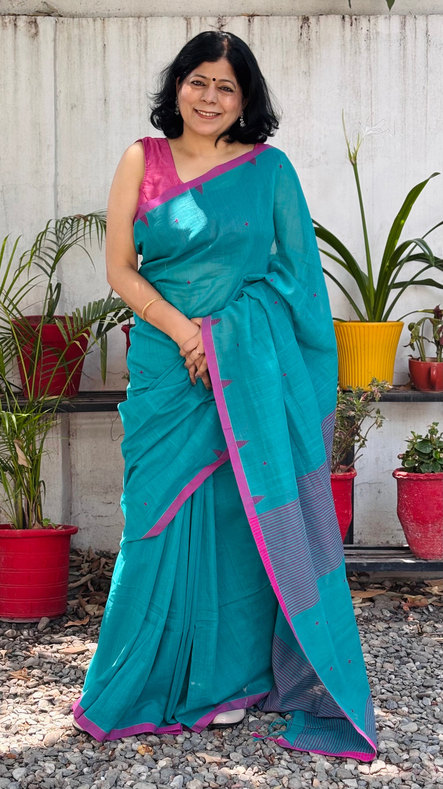 Handwoven Soft Cotton Saree