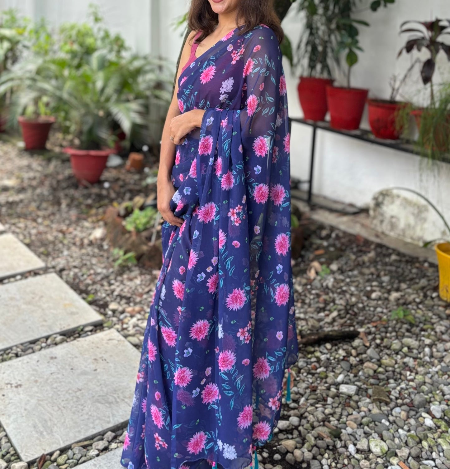 Weightless Floral Saree