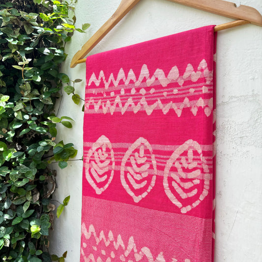 Bright Pink Batik