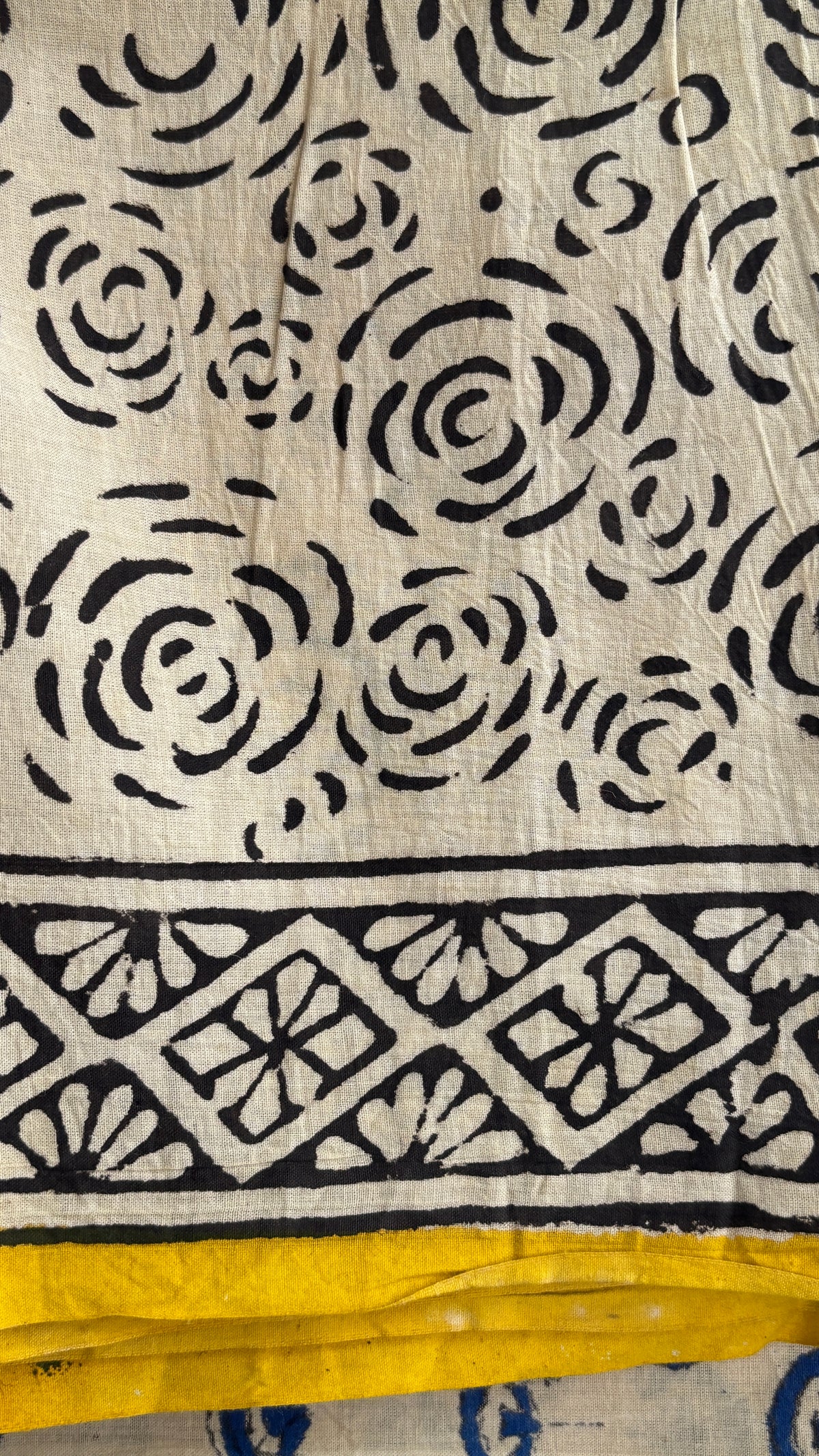 Handblock Printed Cotton Suit Set With Cotton Dupatta
