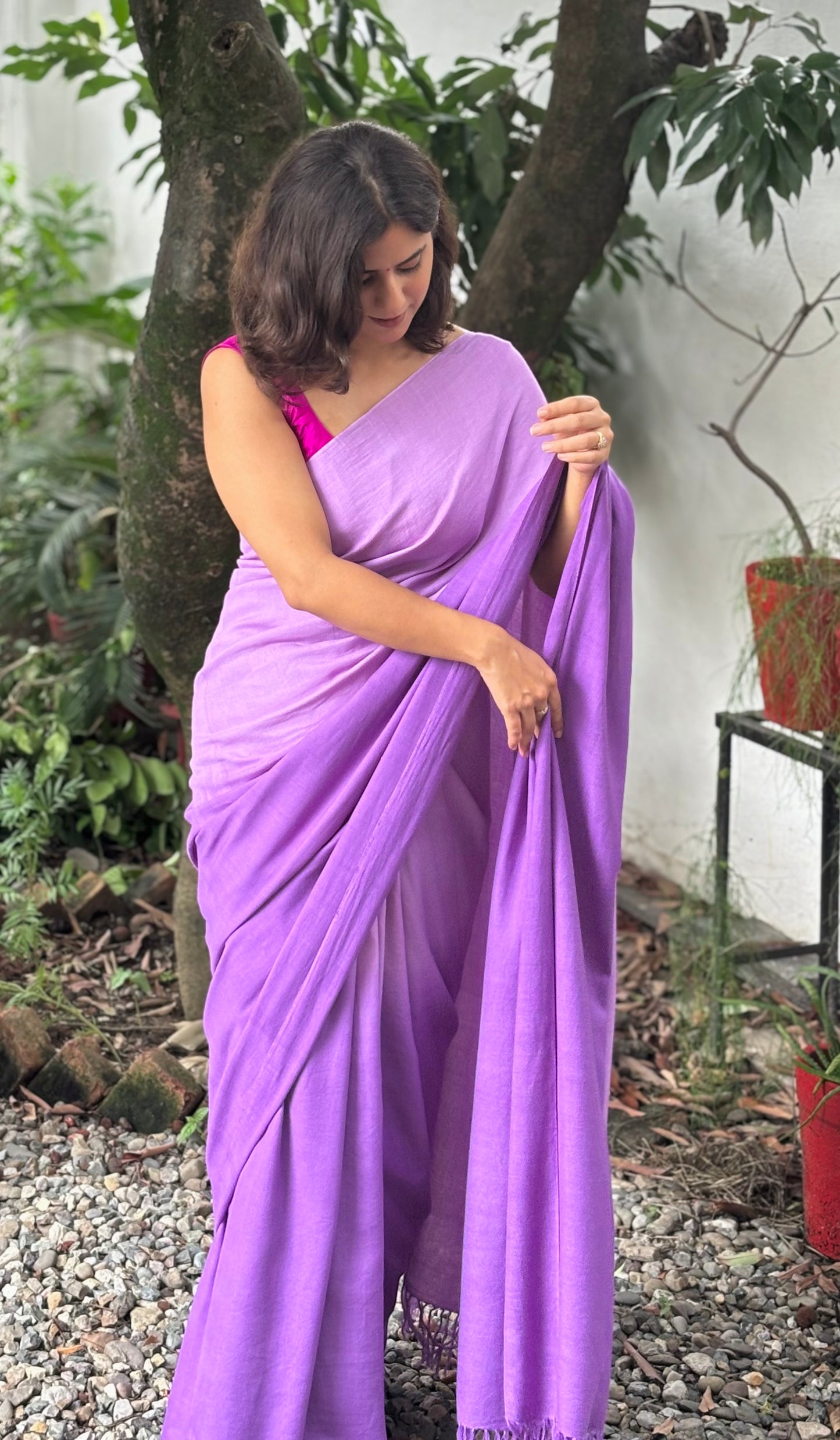 Purple ombré