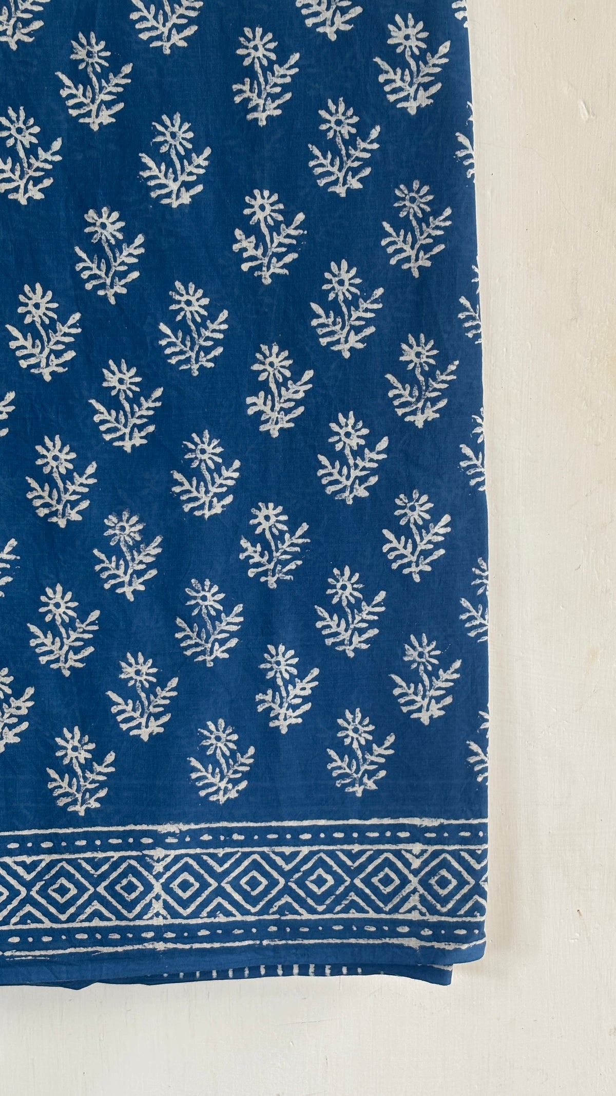 Handblock Printed Mul Cotton Saree