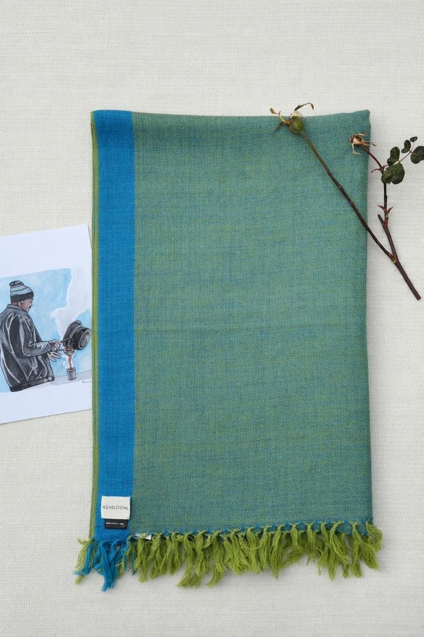 Eri Silk Merino Wool Stole