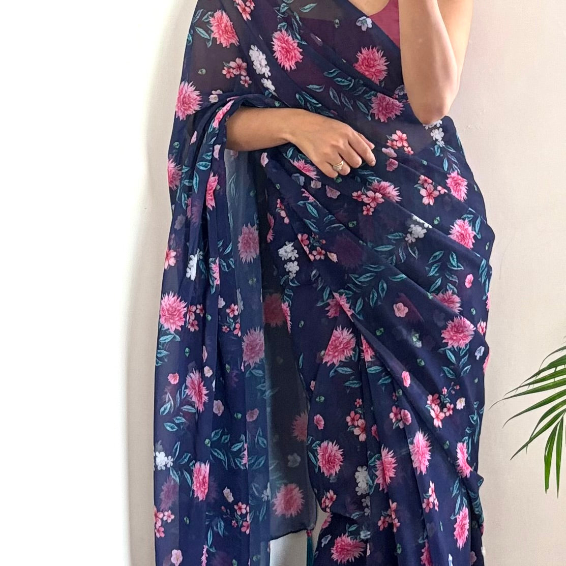 Weightless Floral Saree