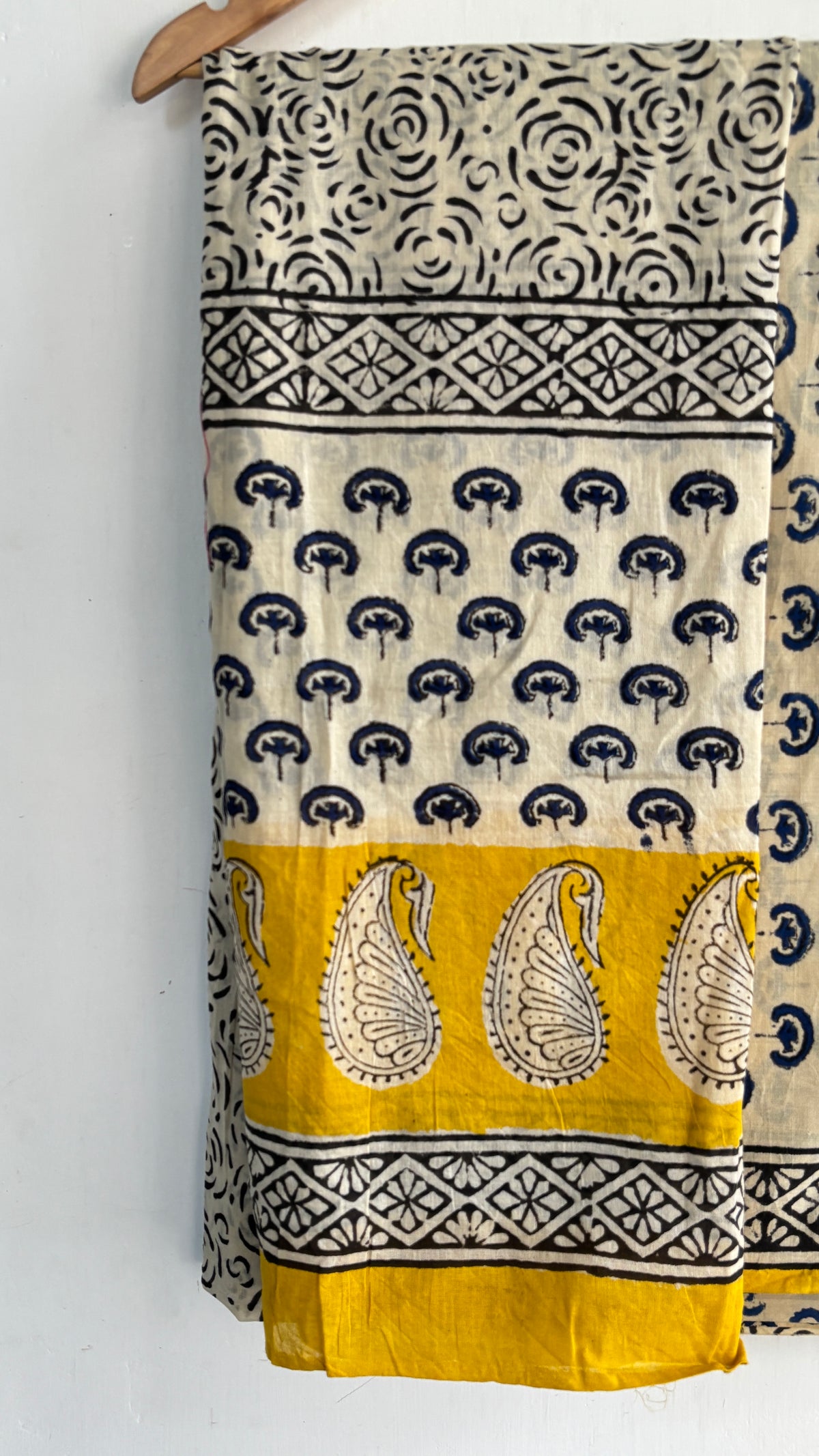 Handblock Printed Cotton Suit Set With Cotton Dupatta