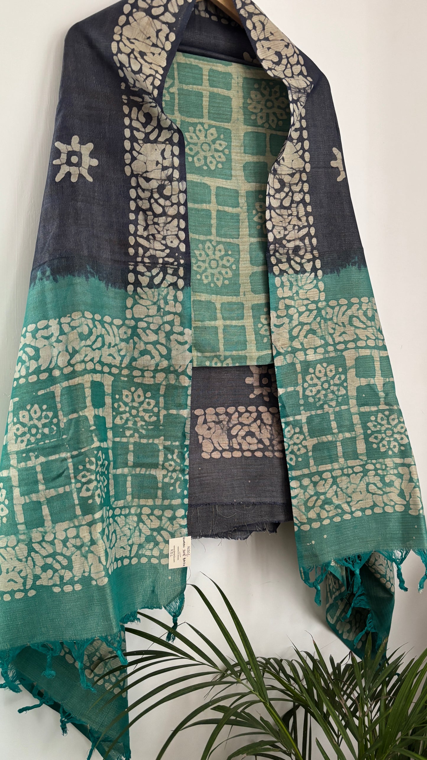 Khadi Jute Cotton Suit Set