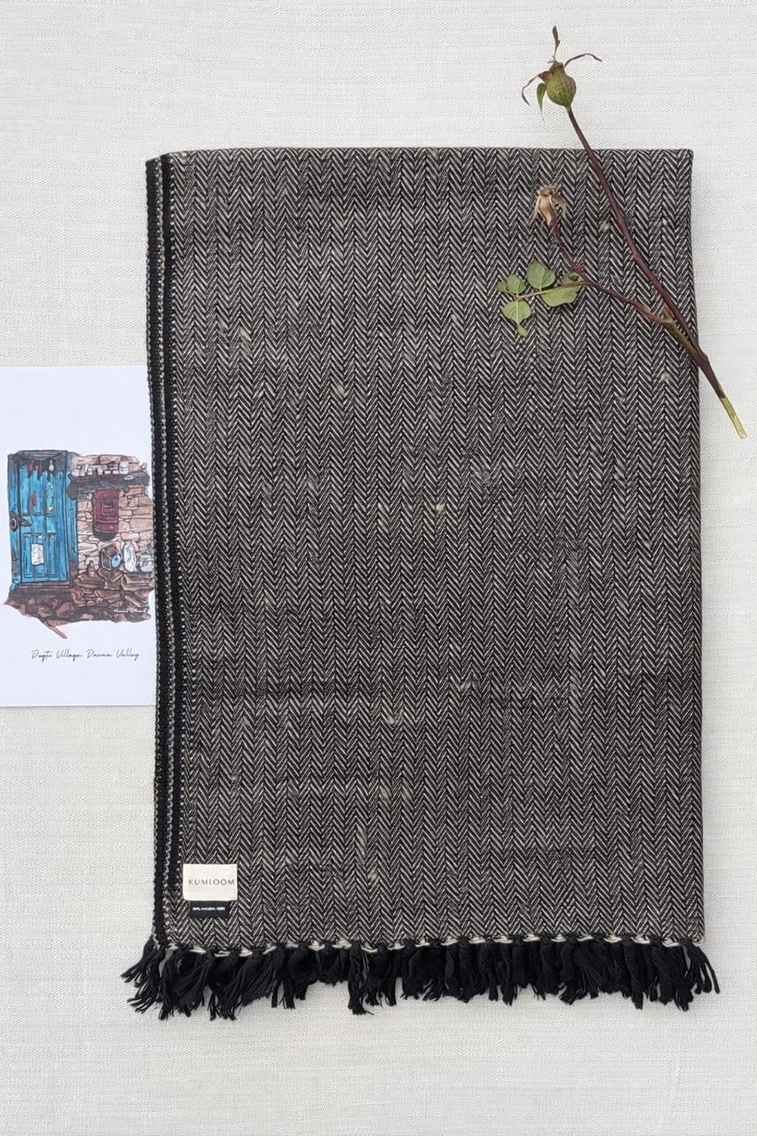 Tussar Silk Merino Wool Stole